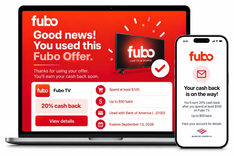 Bank of America reward confirmation