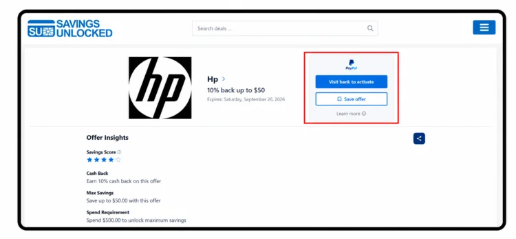 PayPal activation step 01